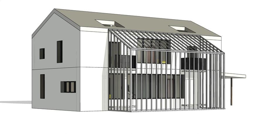 Teren pentru constructie cu utilitati si proiect casa