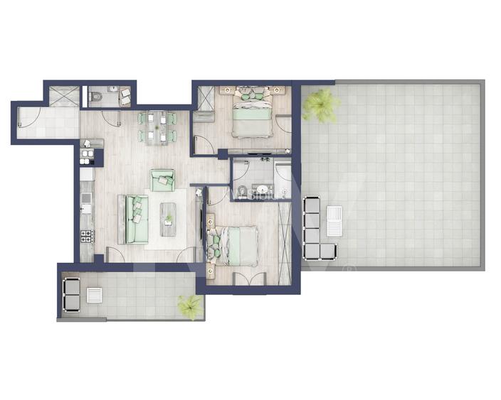 Apartament 3 camere, etaj 1, intabulare vara 2026 - 6
