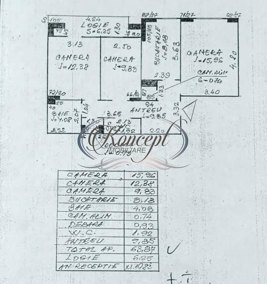 Apartament 3 camere, Ion Mester, Manastur