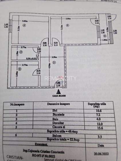 Apartament cu 2 camere de vânzare în zona Maratei - 4