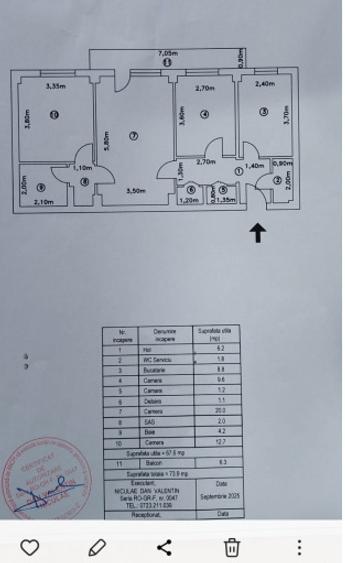 APARTAMENT 3 CAMERE 13 SEPTEMBRIE-RAZOARE-PROSPER