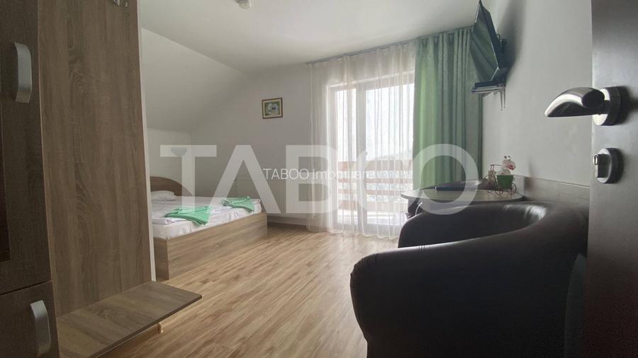 Pensiune de vanzare 10 camere 10 bai 343 mp utili Paltinis Sibiu - 16