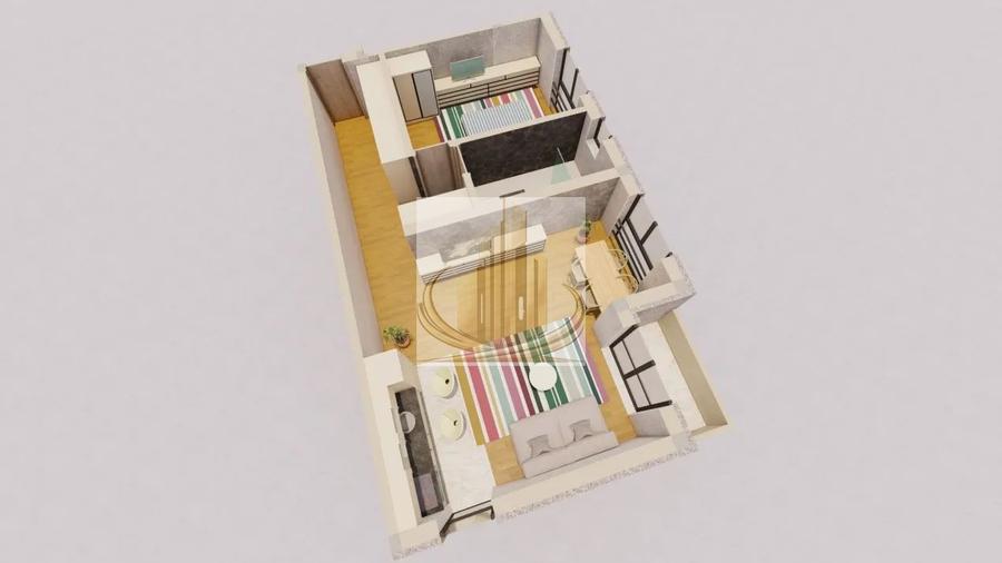 Apartament 2 camere Sânandrei, 55 mp, balcon, parcare inclusă