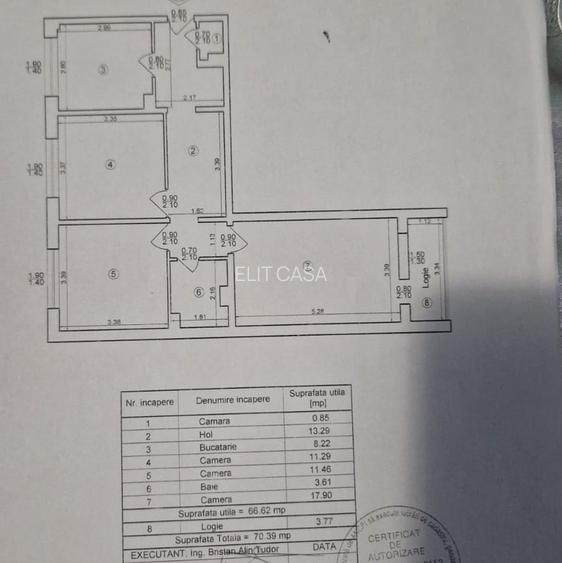 Apartament cu 3 camere decomandat, etaj intermediar, zona Garii - 5