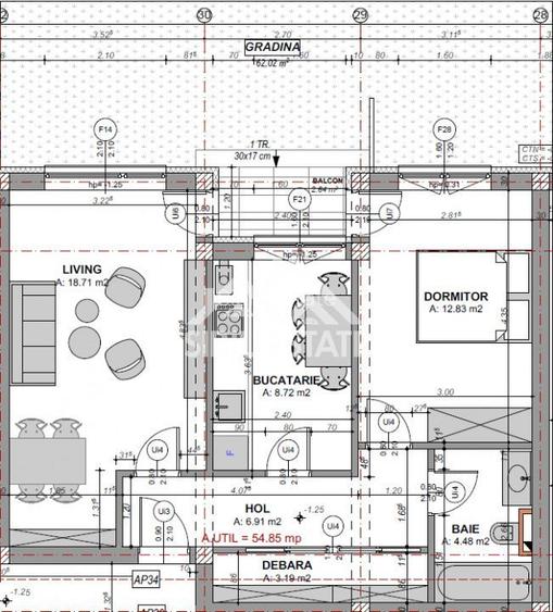 Apartament cu 2 camere și grădină în zona Doamna Stanca - 5