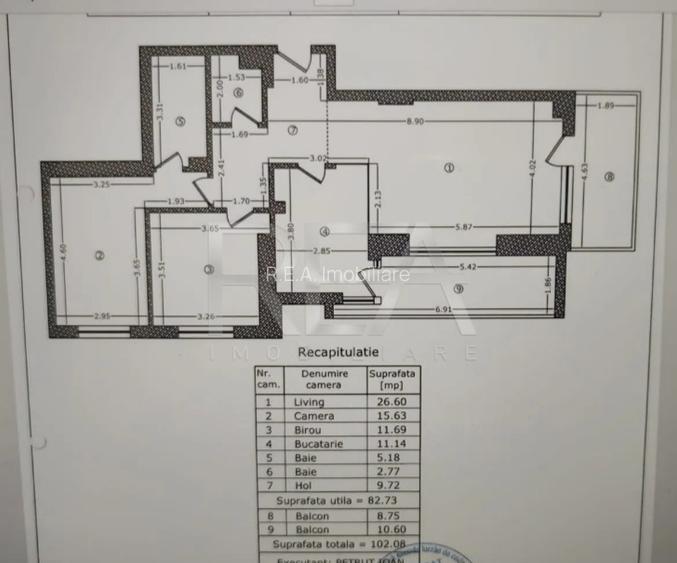 3 camere Colentina decomandat, centrală, an 2024, 102 mp - 15