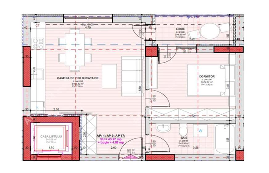 Apartament la cheie cu 2 camere la etajul 2 Pictor Brana Selimbar - 4