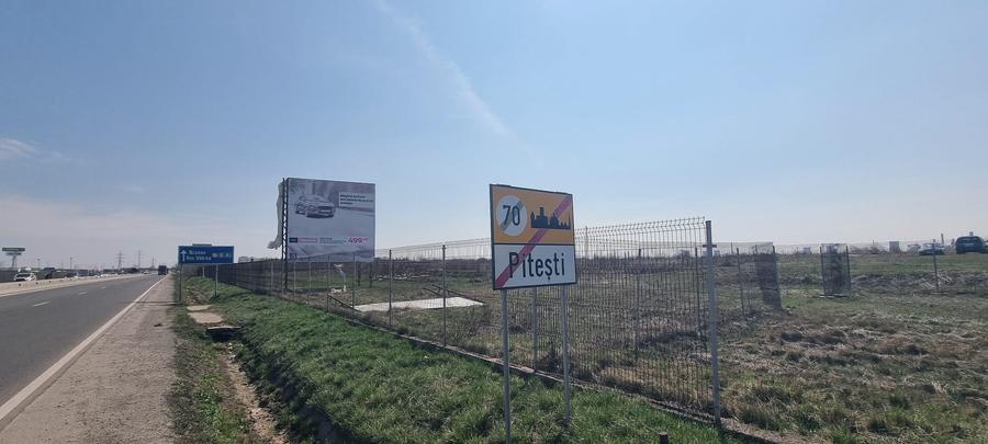 Vand 30500mp teren intravila DN65 B langa Royal Motors, limita Pitesti