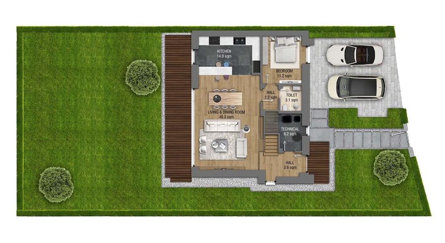 Vila cu 5 camere Amber Gardens la vanzare sau la inchiriere