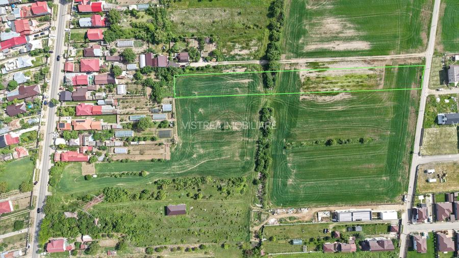 Balotești-Dumbrăveni teren 7.600 mp | utilități | POT 30% | CUT 0,9 | P+2 - 4
