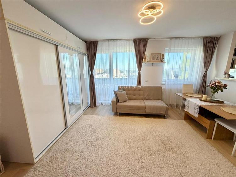 Studio mobilat si utilat | Top City - Coresi | Parcare + Boxa