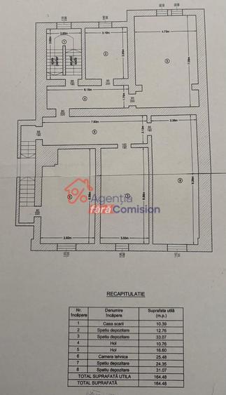 Casa 600mp, Copou, 1.2 mil Euro