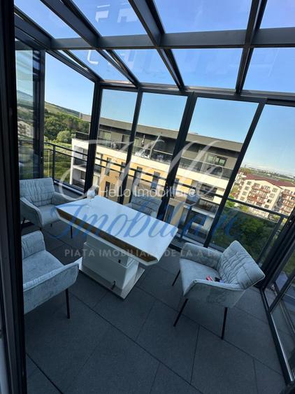 Penthouse 3 camere 71,6 mp, 2 băi, terasă, zonă fitness | Someșului, Florești