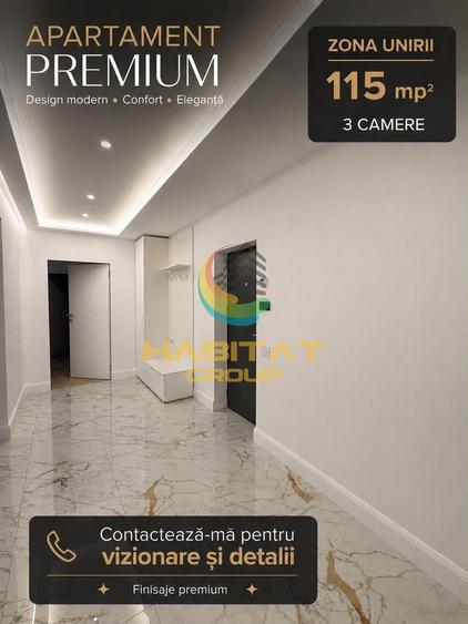 Complex NOU 2023 Langa Piata Unirii & Tineretului 3 Camere 112,8mp