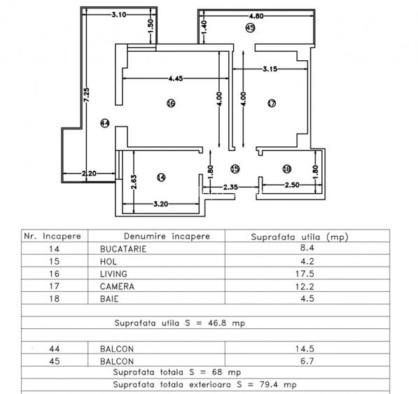 Apartament decomandat cu bucatarie inchisa, luminos, piscina Mamaia Sat - 8