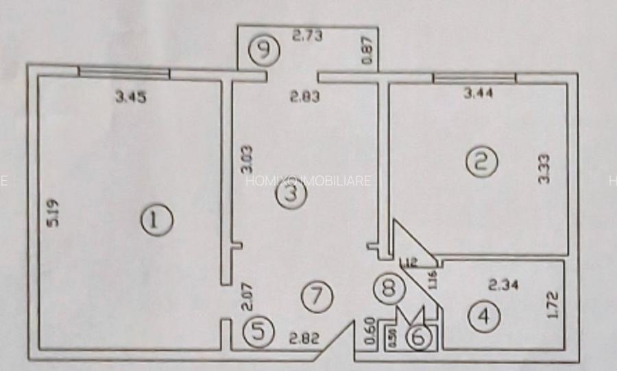 Apartament 2 camere decomandat | Zona Basarabia - 7