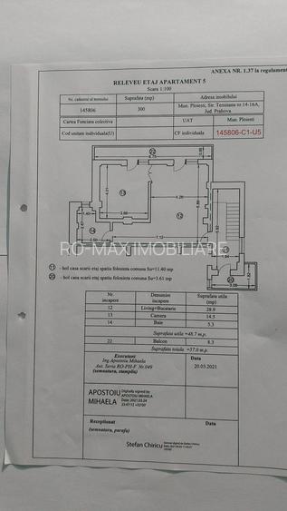 Apartament 2 camere în vila P+2+M construcție 2017+ curte interioară - 8