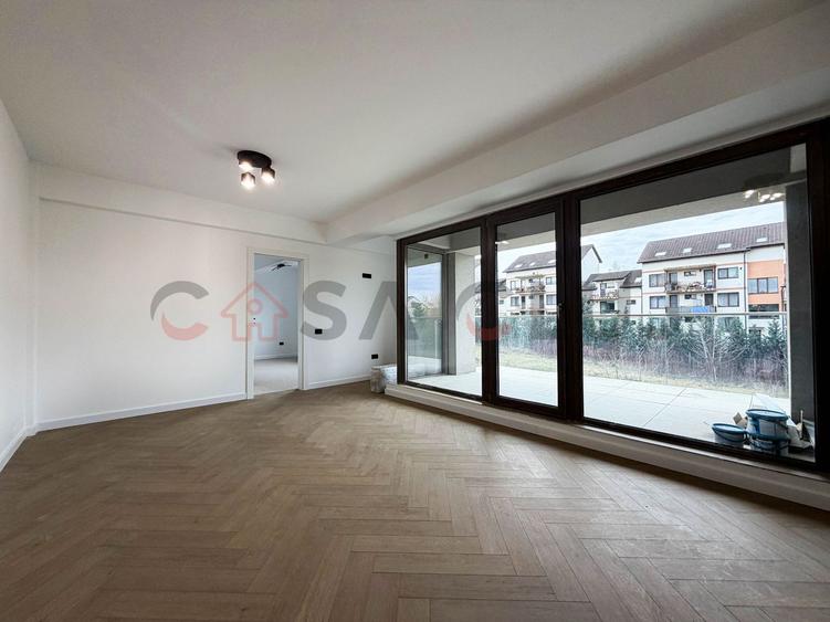 Apartament 3 camere NOU, prima locuire | terasa, parcare | Borhanci