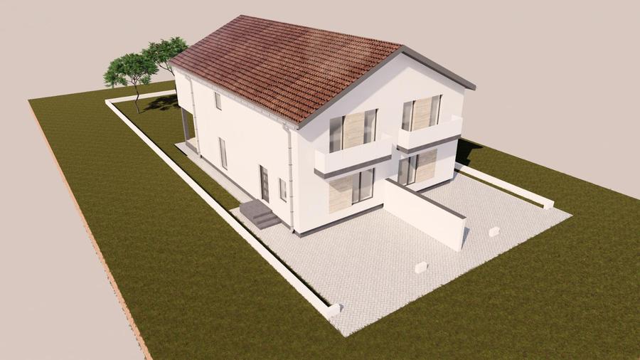 Duplex 4 camere, 100 mp utili, 10 mp terasa, 305 mp teren - Sag
