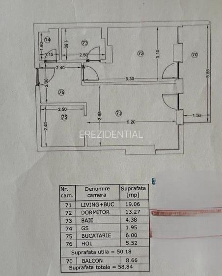 Apartament 2 camere decomandat - zona Unirii - 1