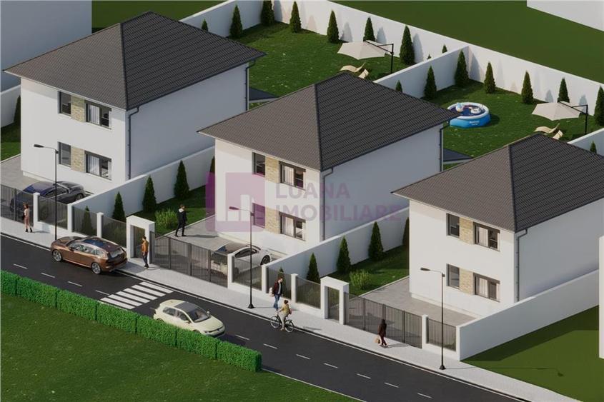 Casa individuala Sibiu - Sura Mica | teren 380 mp | noua | la alb