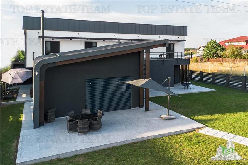 Casa moderna in Corbeanca cu 5 dormitoare si instalatia pentru piscina pregatita