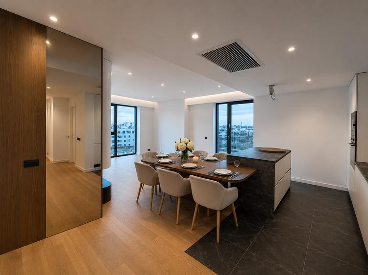 4 camere mobilat One Herastrau Towers