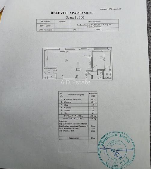2 Camere Suprafata 62 mp Sos. Pantelimon Vizavi De Spital - 11