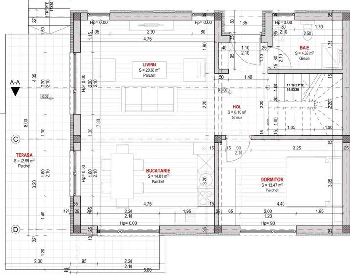 TVA INC, Ansamblu case tip Duplex, 118 mp, 265 teren, Valea Chintaului