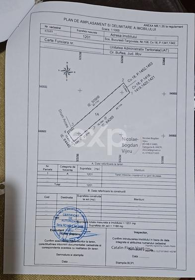 Teren Intravilan Constructii Buftea Central