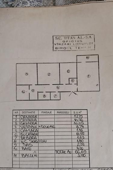 Ap 3 camere/ zona Auchan Titan/ centrala proprie/loc parcare nenominal