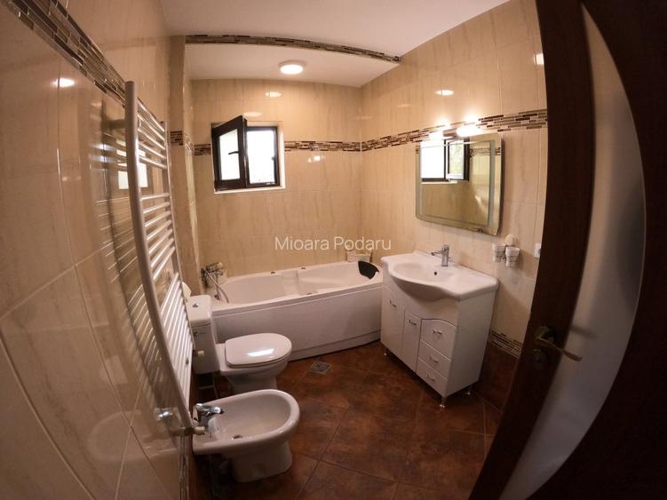 Casa cu etaj, mansarda, curte, 3 dormitoare, 3 camere de zi, 4 bai. Com. Smardan
