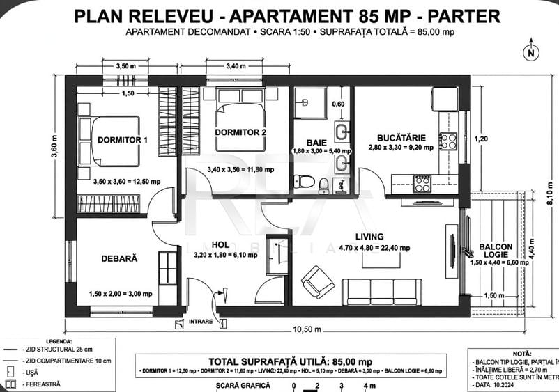 4 camere parc Tineretului, 5 min metrou, ideal sediu firma.