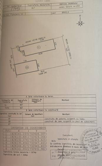 REPREZENTARE EXCLUSIVA - COMISION ZERO! Teren liber, Calea Galati nr. 194.