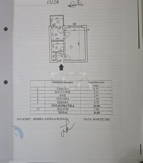 Garsonieră cochetă Piața Sudului | Bloc 1983 | Parcare | AC