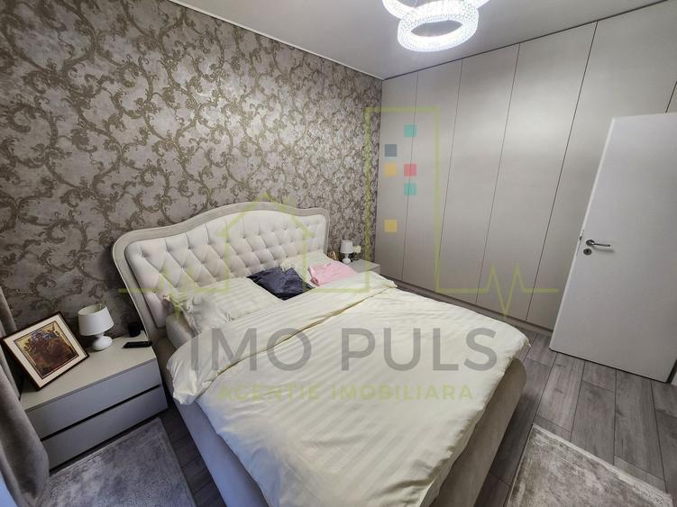 3 Camere. Etaj 1. Mobilat si utilat. 2 locuri de parcare. 2 Bai. 2 Balcoane
