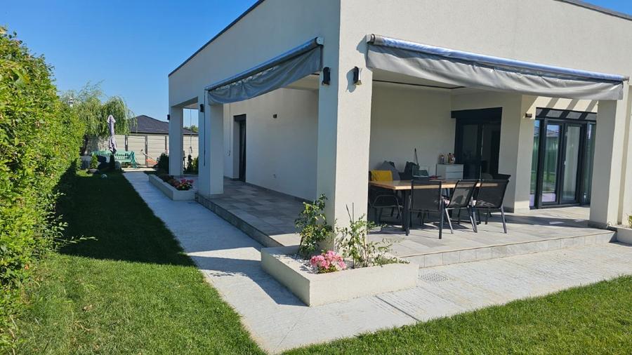 Casă modernă parter | stil minimalist - complet mobilată și utilată