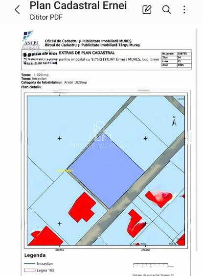 Teren 1 020 Mp Intravilan, de Vanzre, Zona Selgros, Sg De Mures