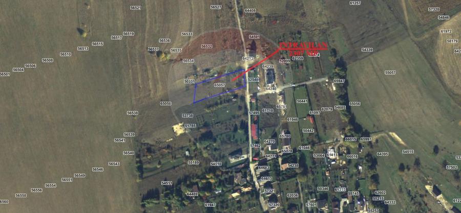 Teren intravilan 2307 mp în Salicea, zona premium, aproape de Cluj