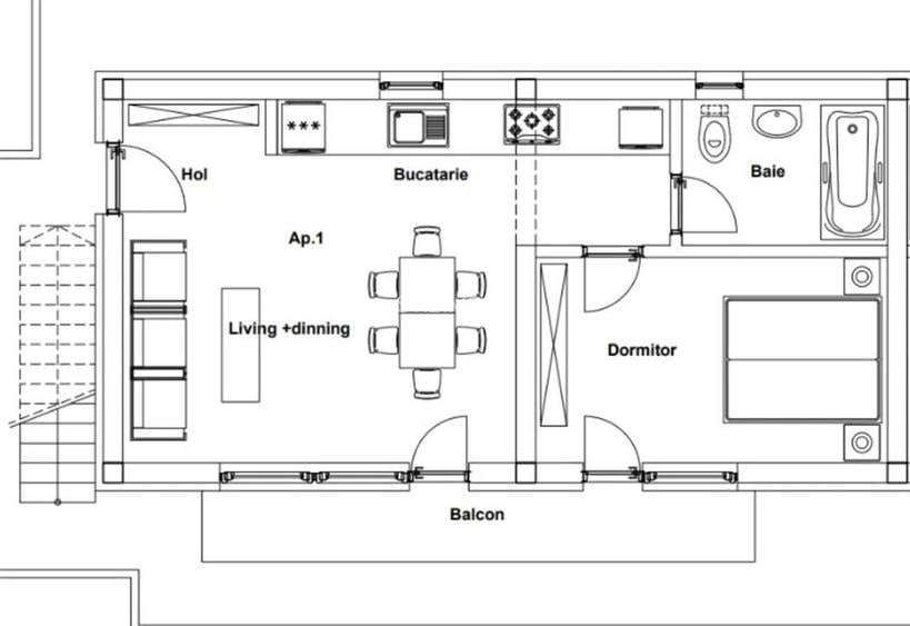 Apartament 2 camere, Valea Lupului-Rediu, 51mp, 0% comision - 8