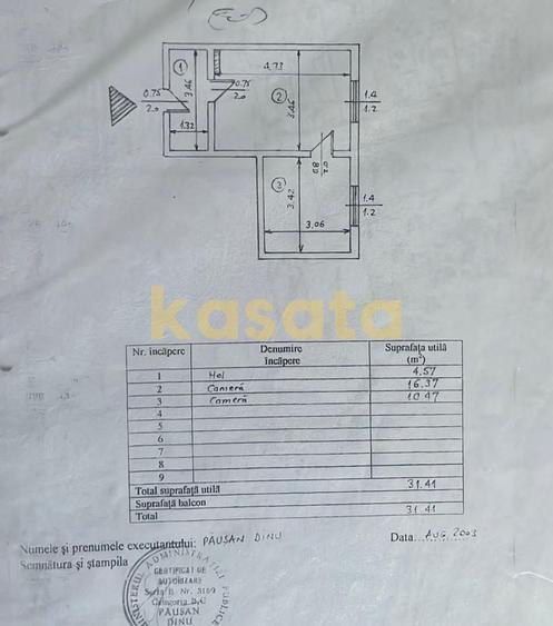 Studio dublu | Renovat | 4 min de metrou 1 Decembrie