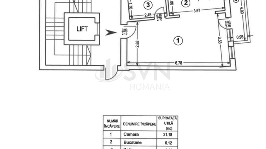 REA1013071 Studio Aviatiei bloc nou mobilat cu parcare