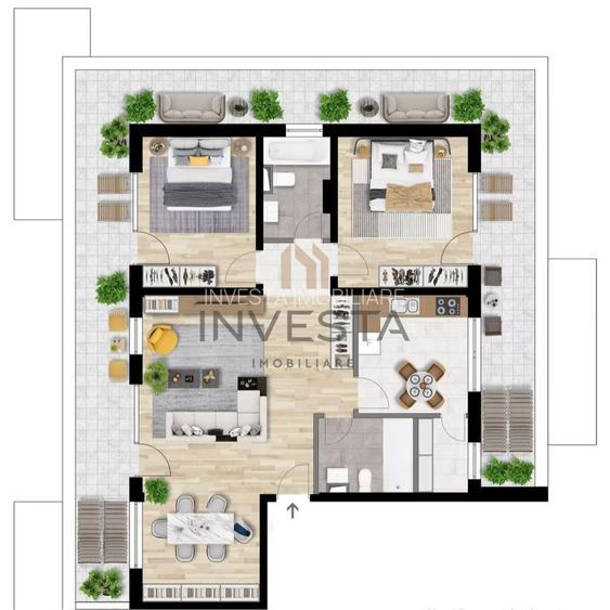 Apartament spatios/Complex rezidential premium - 1