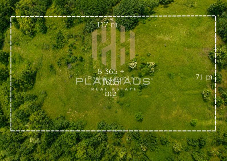 Teren Tăutii de Sus , 9 398 mp ,parcela ideala ansamblu case/dezvoltare turisti - 2