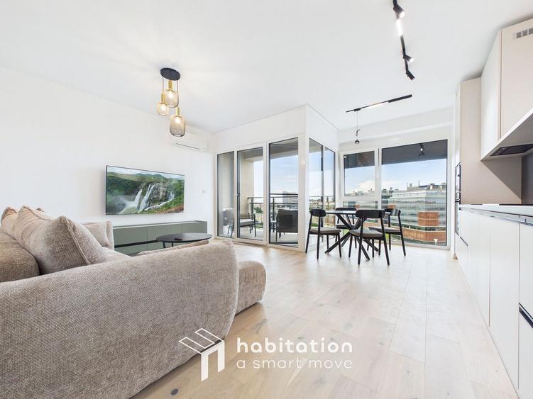 Apartament cu vedere spectaculoasă, prima închiriere,  Nord One