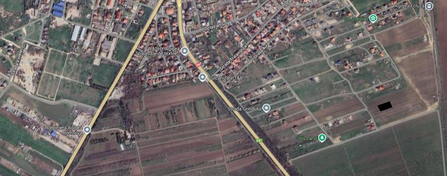 Teren de vanzare in Agigea, zona de Est, deschidere de 42,5ml, sup de 1000mp.