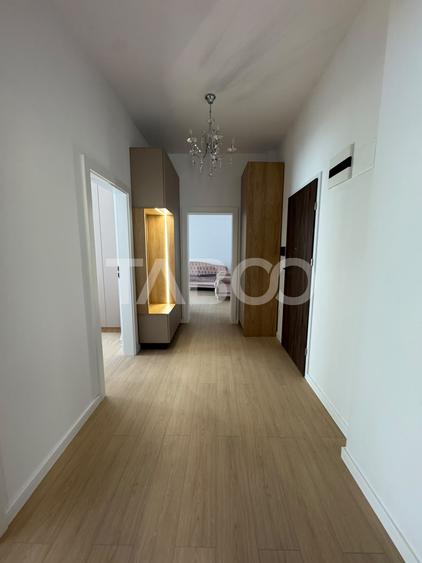 Apartament mobilat utilat decomandat 2 camere 60 mpu balcon Sibiu
