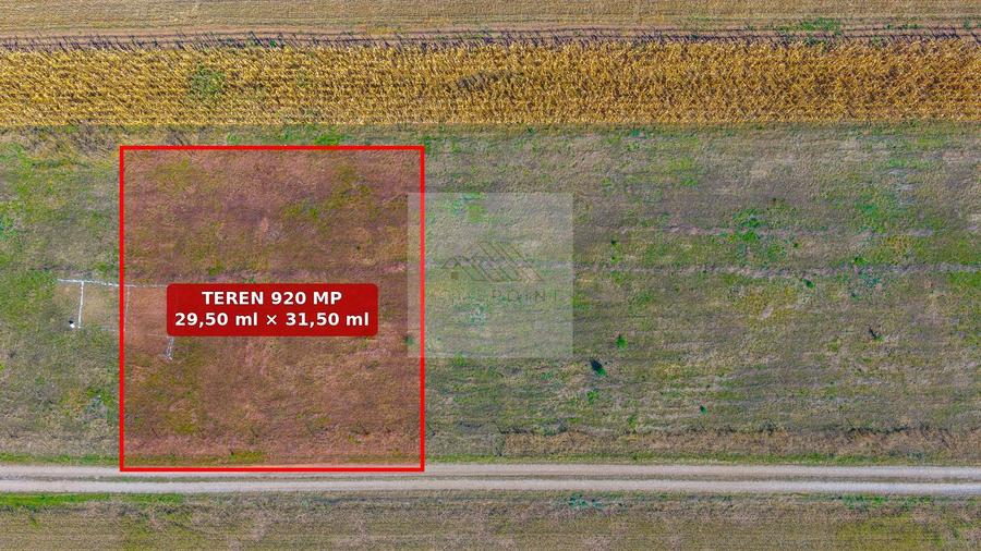 Teren 460 mp în Tărlungeni–Carpinis | Posibilitate extindere la 920 mp