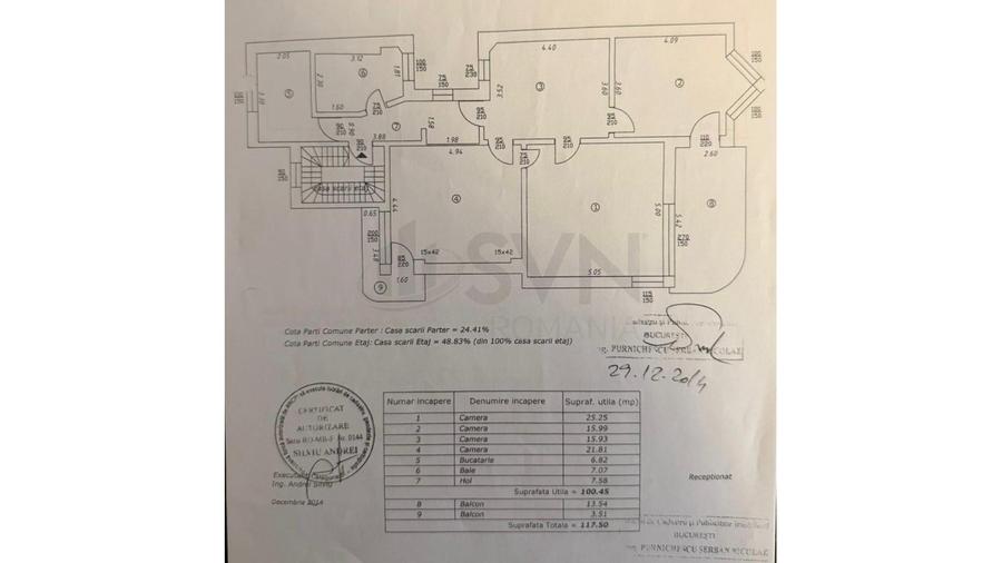 REA1029115 Apartament PREMIUM 4 camere- Vila- DOROBANTI CAPITALE