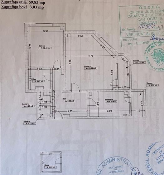 Apartament premium 2 camere cu vedere panoramică Faleza Nord